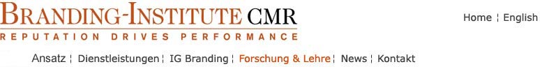 Branding-Institute - Forschung und Lehre